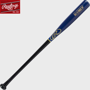 【日本未発売】ローリングス 野球 木製 ノックバット RAWLINGS MAPLE FUNGO BAT 94cm ネイビー /ブラック rwmlf-navy37