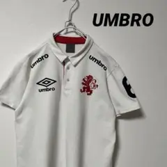 UMBRO 古着　ポロシャツ　ナンバリング 6 フェルト