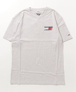 「TOMMY JEANS」 半袖Tシャツ MEDIUM グレー メンズ