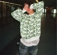 supreme 22ss fuck sweater L