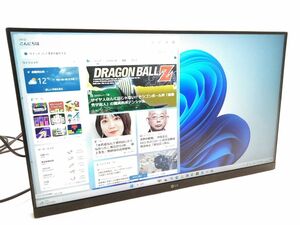 ◇2021年製 LG UltraGear 24GN600-B フレームレス ゲーミング モニター 23.8インチ 0201-46D 〒@140◇