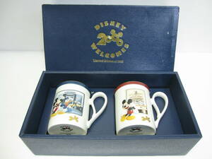 ☆DISNEY 2000 WELCOMES 500個限定 NO.3005 ペアマグセット MICKEY 自宅展示品☆