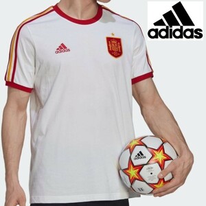 adidas カタールワールドカップ スペイン代表 2022 DNA スリーストライプス Tシャツ L
