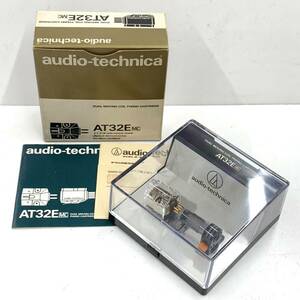 audio-technica AT32E MC カートリッジ ヘッドシェル オーディオテクニカ 動作未確認 現状品 箱付き