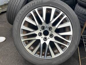 18インチ タイヤホイール トヨタ 純正 1本 18×7.5J 5H TOYO TIRE TRANPATH LuII 235/50R18 2022年製 アルファード ヴェルファイアに