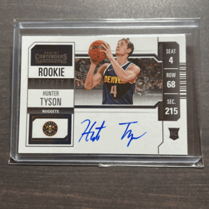 Hunter Tyson RC Auto 2023-24 Panini Contenders Basketball NBA Autograph 直筆サイン