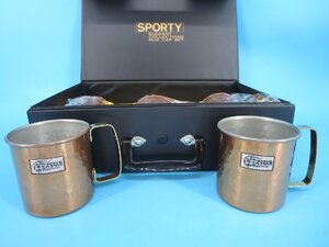 未使用　SPORTY　スポーティ　ELEGANT COLLECTIONS MUG CAP SET　銅製 銅　マグカップ 5客セット　現状品　クラフトシート梱包　（中　SPE9