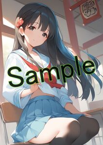 アイドルマスターシンデレラガールズ 小早川紗枝 高品質 ポスター A4 同人 アニメ イラスト 美少女 お一人1点限定 0111_0025