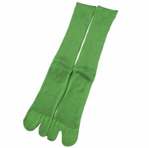 新品 MARCOMONDE マルコモンド high grande cotton tabi socks 足袋ソックス 176NTB1 GREEN 靴下 レディース フリーサイズ(22.5~24.5cm)