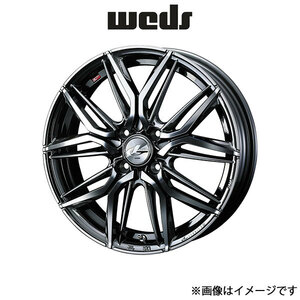 ウェッズ レオニス LM アルミホイール 1本 シャトル GK8/GK9/GP7/GP8 16インチ ブラックメタルコート/ミラーカット 0040793 WEDS LEONIS LM