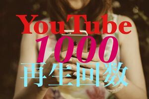 【収益化可能】Youtube 再生回数 1000回 減少生涯保証 YouTube tiktok Instagram フォロワー Twitter x コンテンツ作成