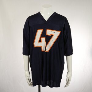 アメフト NFL Denver Broncos デンバー ブロンコス ユニフォーム LYNCH ジョン・リンチ 選手 47番 半袖 Tシャツ スポーツ ERM 0704-R4