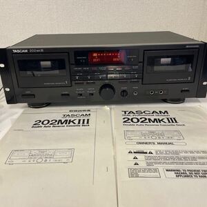 【美品】TASCAM 202MKⅢ 202MK3 タスカム カセットデッキ