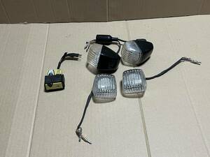 ホンダ　RVF　４００　NC　３５　クリアレンズ　ウインカー　LED　加工品　M-MAX　製　クリスタル　CBR　NSR　MC