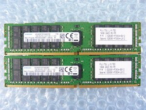 1OIG // 16GB 2枚セット計32GB DDR4 19200 PC4-2400T-RA1 Registered RDIMM M393A2G40EB1-CRC0Q S26361-F3934-L612//Fujitsu CX2570 M2取外