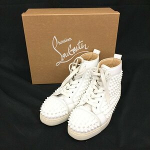 CHRISTIAN LOUBOUTIN　クリスチャンルブタン スタッズ スニーカー 表記サイズ 38 1/2 箱付き【CFBA2019】