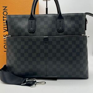 極美品 LOUIS VUITTON ルイヴィトン ダミエグラフィット 7DW セブンデイズ ア ウィーク 2way ビジネスバッグ ブリーフケース A4可 PVC