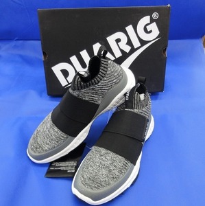 【未使用】 DUARIG デュアリグ ユニセックス スリッポン GRY 23.5㎝ sgd216543646 グレー 801DG1MS2112