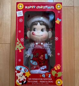 ペコちゃん人形　2009　happy Christmas 箱付き