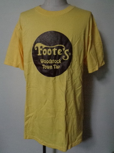 半袖Ｔシャツ　ロゴ　L　黄色　Ｆｏｏｔｅｓ　フッティーズ