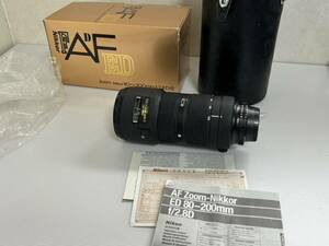 元箱付き　Nikon ニコン AF NIKKOR 80-200mm F2.8 D ED NEW　カメラレンズ