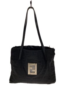 FENDI◆ズッカ柄/ハンドバッグ/-/BLK