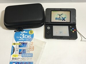 ニューニンテンドー3DS KTR-001 本体 + ソフト（ポケットモンスターX） new NINTENDO 3DS 動作品 ケース・充電コード付き