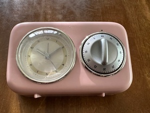 ★新品★可愛いキッチンタイマー★SWEET　KITCHEN★TIMER&CLOCK★レトロっぽい＾＾