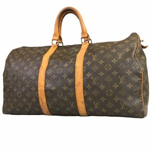 【1円～】 ルイヴィトン LOUIS VUITTON バッグ ボストンバッグ キーポル50 モノグラム M41426 823SD レザー ブラウン 中古