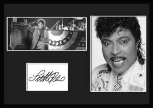 10種類!Little Richard/リトル・リチャード/ロックンロール/サインプリント&証明書付きフレーム/BW/モノクロ/ディスプレイ(5-3Ｗ）