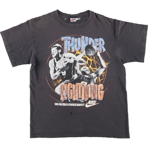 古着 90年代 ナイキ NIKE 銀タグ DAN MAJERLE&CHARLES BARKLEY プリントTシャツ USA製 メンズXL ヴィンテージ /eaa425756