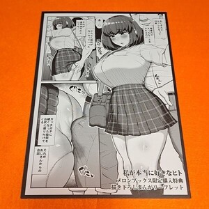 【1300円ご購入で送料無料!!】⑪⑰ 私が本当に好きなヒト メロンブックス限定購入特典 描き下ろしまんがリーフレット【アニメムック】