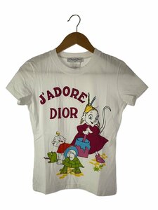 Christian Dior◆Tシャツ/36/コットン/WHT/Dior summer huliday