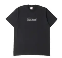 Supreme kaws chalk box logo黒 M