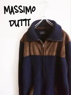 D220733 MASSIMO DUTTI ジップアップニット