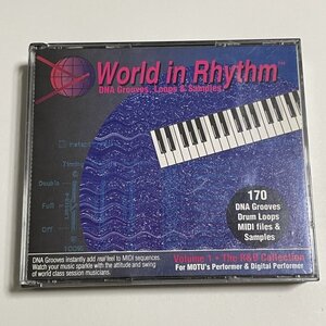 CD＋フロッピーディスク『WORLD IN RHYTHM R&B COLLECTION DNA GROOVES LOOPS & SAMPLES』サンプリング ドラム ループ