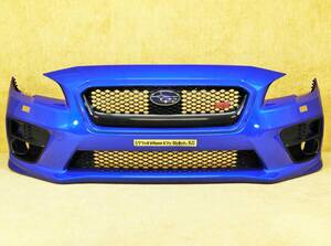 ●VAB WRX STi S4 前期 純正 フロントバンパー WRブルーパール K7X 57704VA000 新車外し 美品