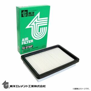 TO-6801F プレオ DBA-LA360F 東洋エレメント スバル エアエレメント エアフィルター 交換 メンテナンス 整備