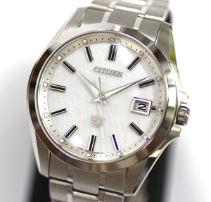 【THE CITIZEN】ザ・シチズン チタン エコドライブ AQ4091-56A ソーラー メンズ 腕時計