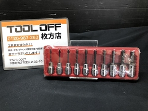 014〇未使用品〇マックツール mac tools ヘックスソケットドライバーセット 1/4 10pc MH series　※長期保管品、ケース割れあり