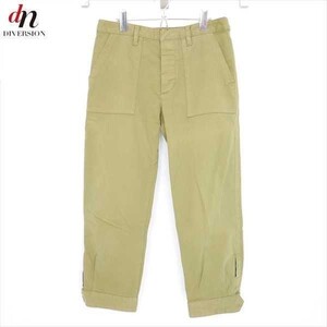 Adam et Rope アダム エ ロペ アーミーコード クロップド ベイカーパンツ KHAKI 36