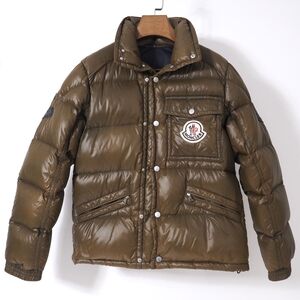 4-DK070 モンクレール MONCLER K2 KARACRUM ダウンジャケット ブラウン 1 正規品 メンズ