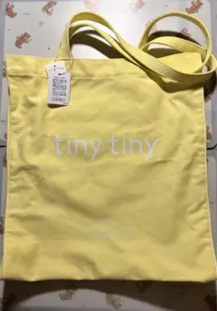 tiny tiny 推し活 トートバッグ イエロー