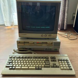 売り切り NEC PC-8801FH 本体 モニター PC-KD854 セット