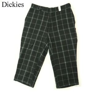 Dickies × BEDWIN ディッキーズ ベドウィン ウール★ チェック スラックス クロップド パンツ Sz.M位　メンズ 灰 日本製　A3B05612_C#Q