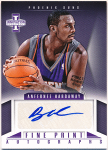 ☆ Anfernee Penny Hardaway 2012-13 Panini Innovation Fine Print Signature Auto 直筆サイン オート アンファー・ペニー・ハーダウェイ