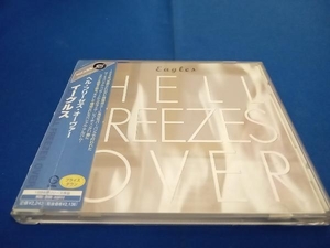 帯がケースに貼り付いてます。イーグルス CD ヘル・フリーゼズ・オーヴァー