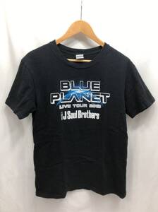 三代目 J Soul Brothers BLUE PLANET ブループラネット ライブツアー 2015 Tシャツ M ブラック ライブ グッズ 24072301