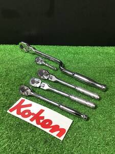 【中古品】Ko-ken スピーダーラチェットハンドル、ラチェットハンドル 3774P-SR、2774N(1/4sq・3/8sq)、2753PS、2753P-160【岩槻店】