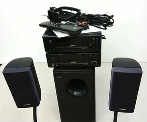 オーディオ/BOSE　RA-18・DVA-18・AM-5III・UFS-20/動作、音出し確認済み/リモコン・説明書付き/酒々井店出荷・同梱不可【A300】